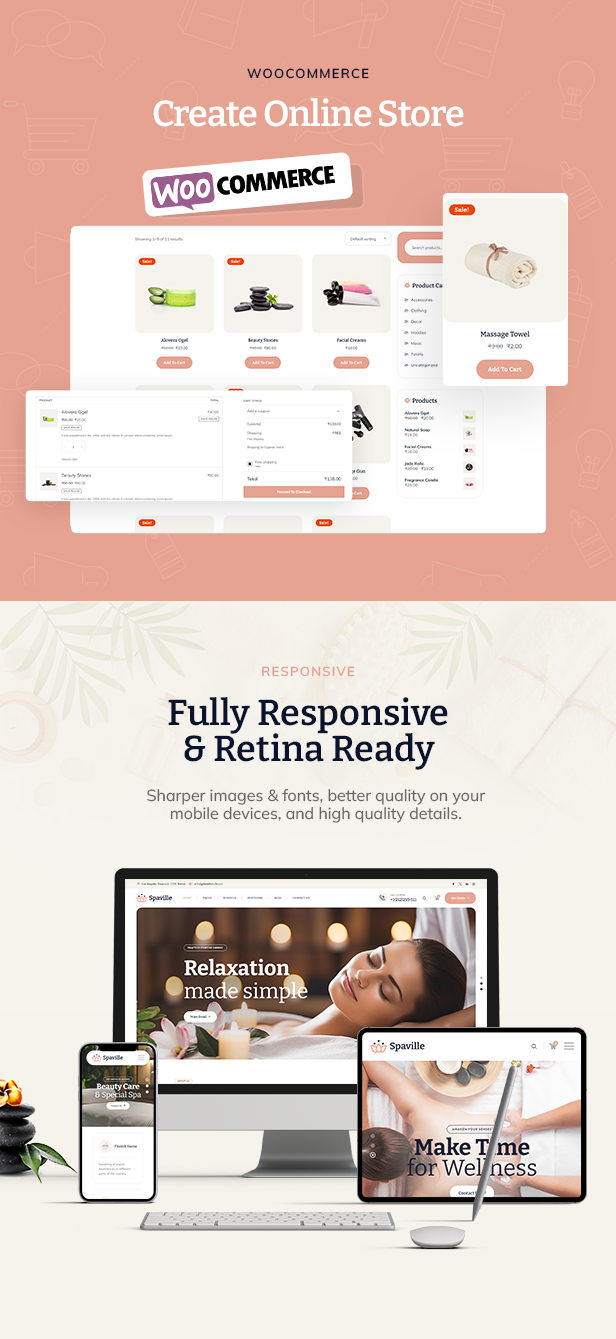 Spaville WordPress Theme